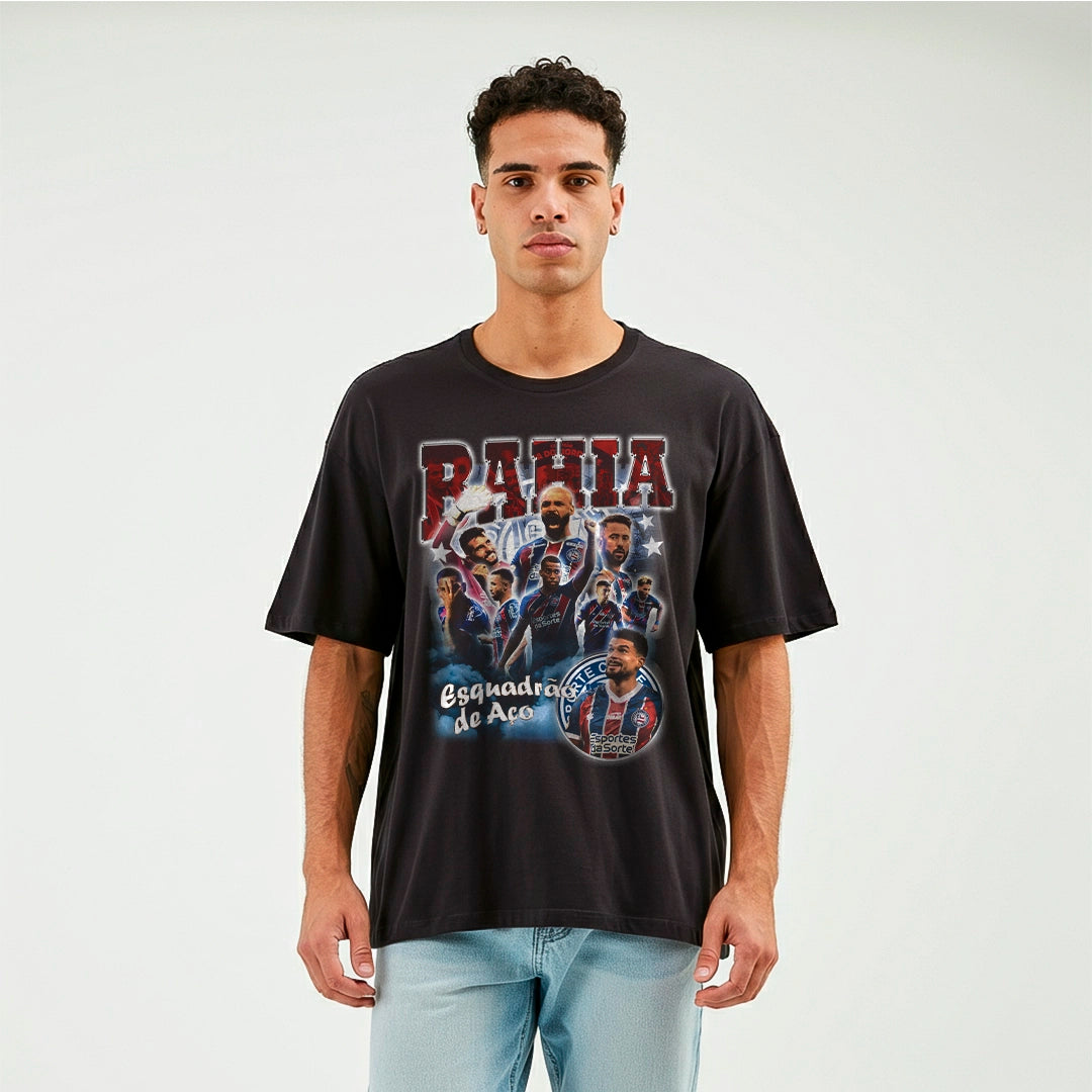 Camiseta Over - Bahia "Esquadrão de Aço"
