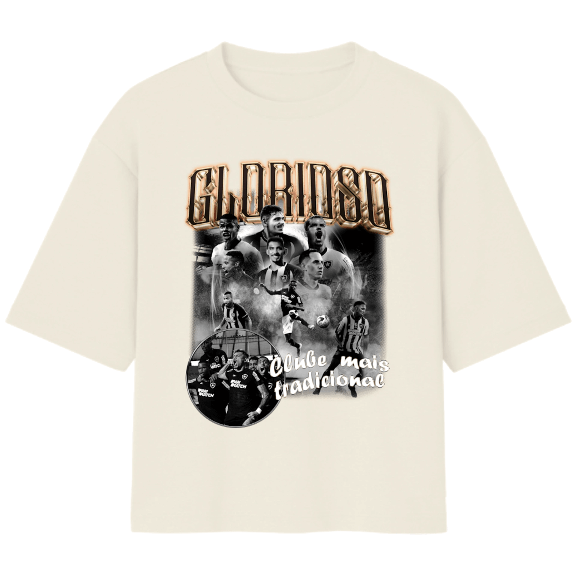 Camiseta Over - Botafogo "Glorioso"