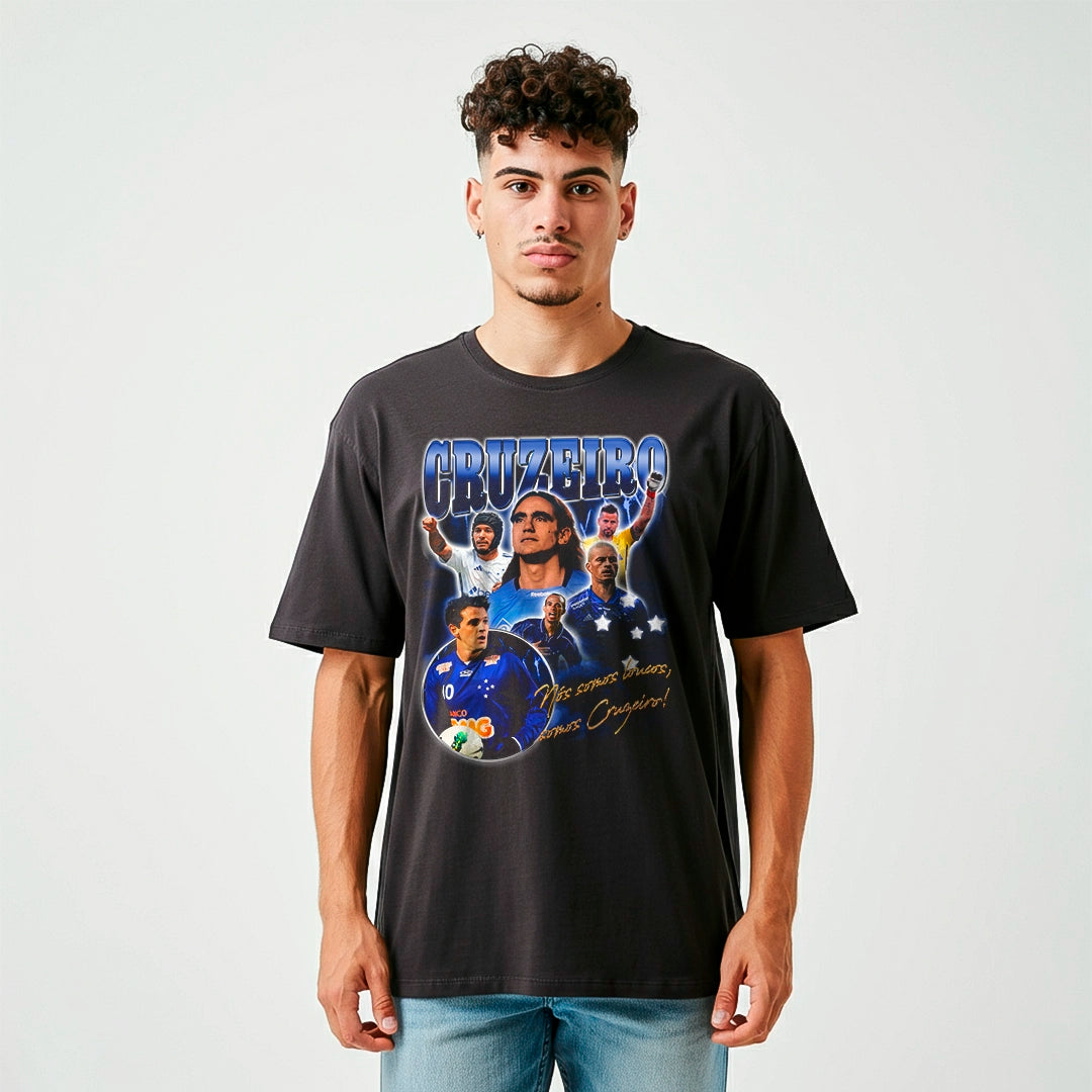 Camiseta Over - Cruzeiro