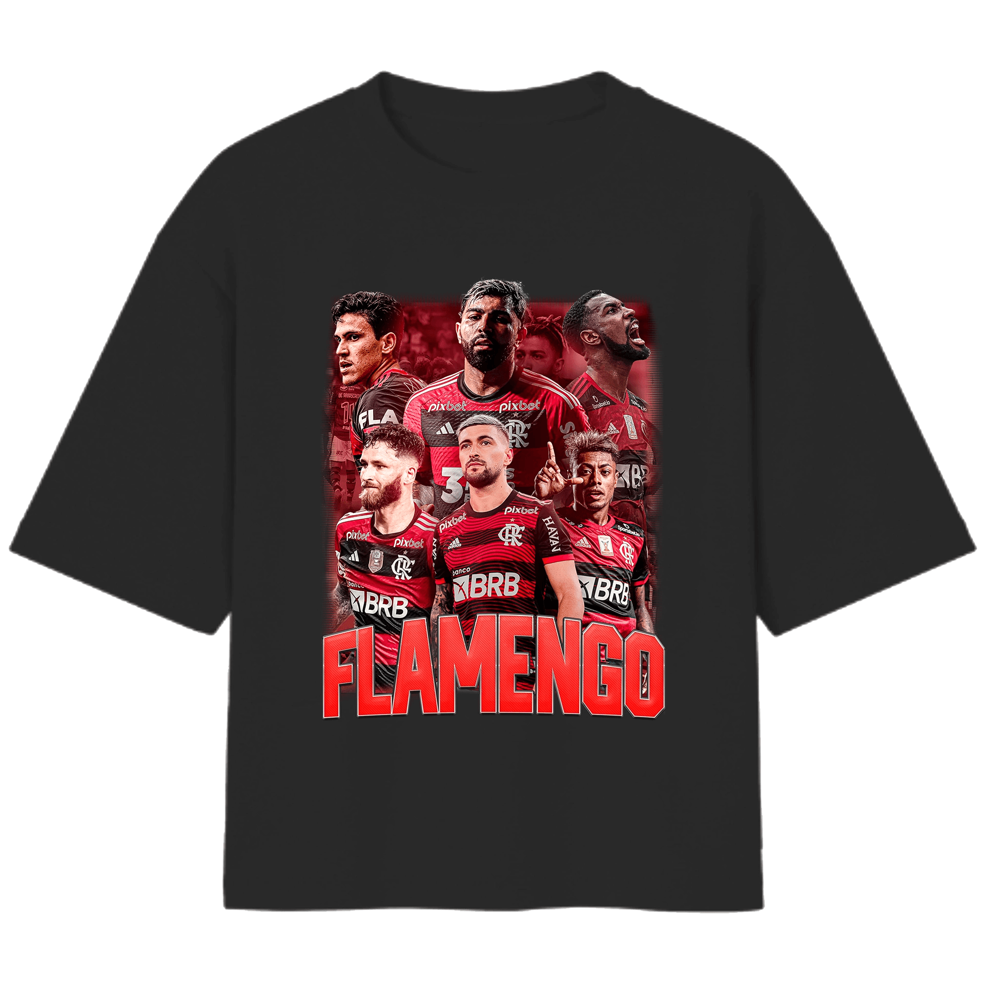 Camiseta Over - Flamengo