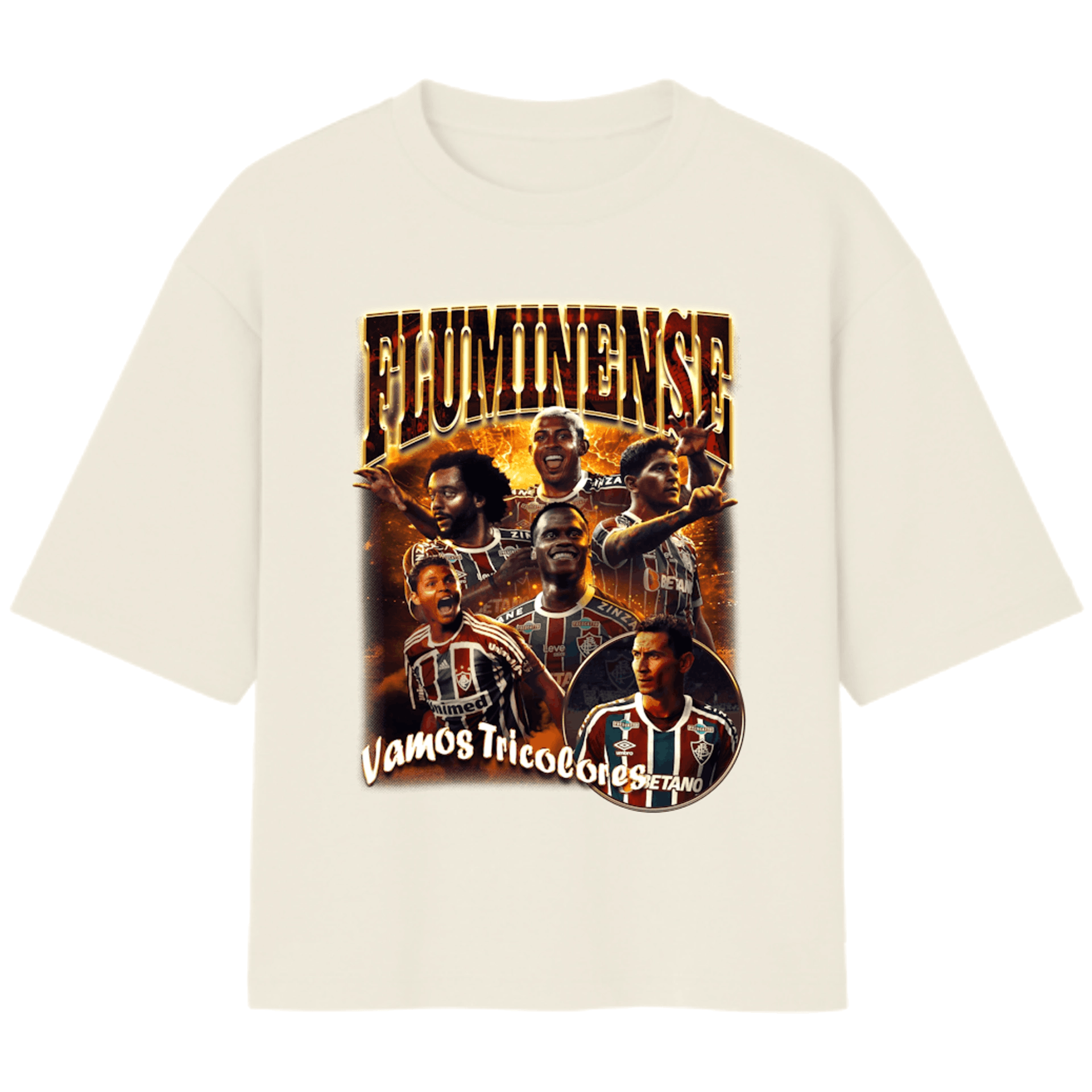 Camiseta Over - Fluminense