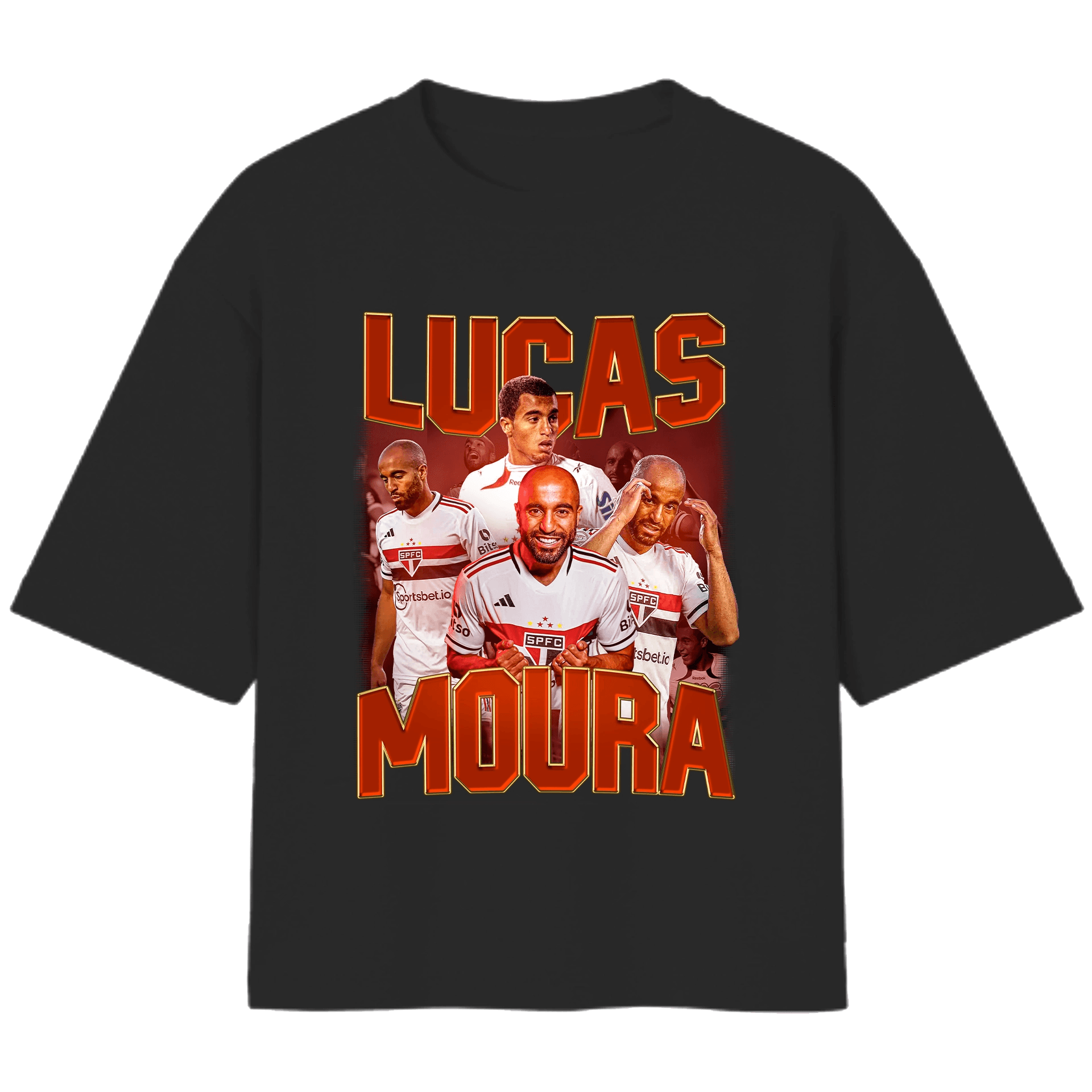 Camiseta Over - Lucas Moura
