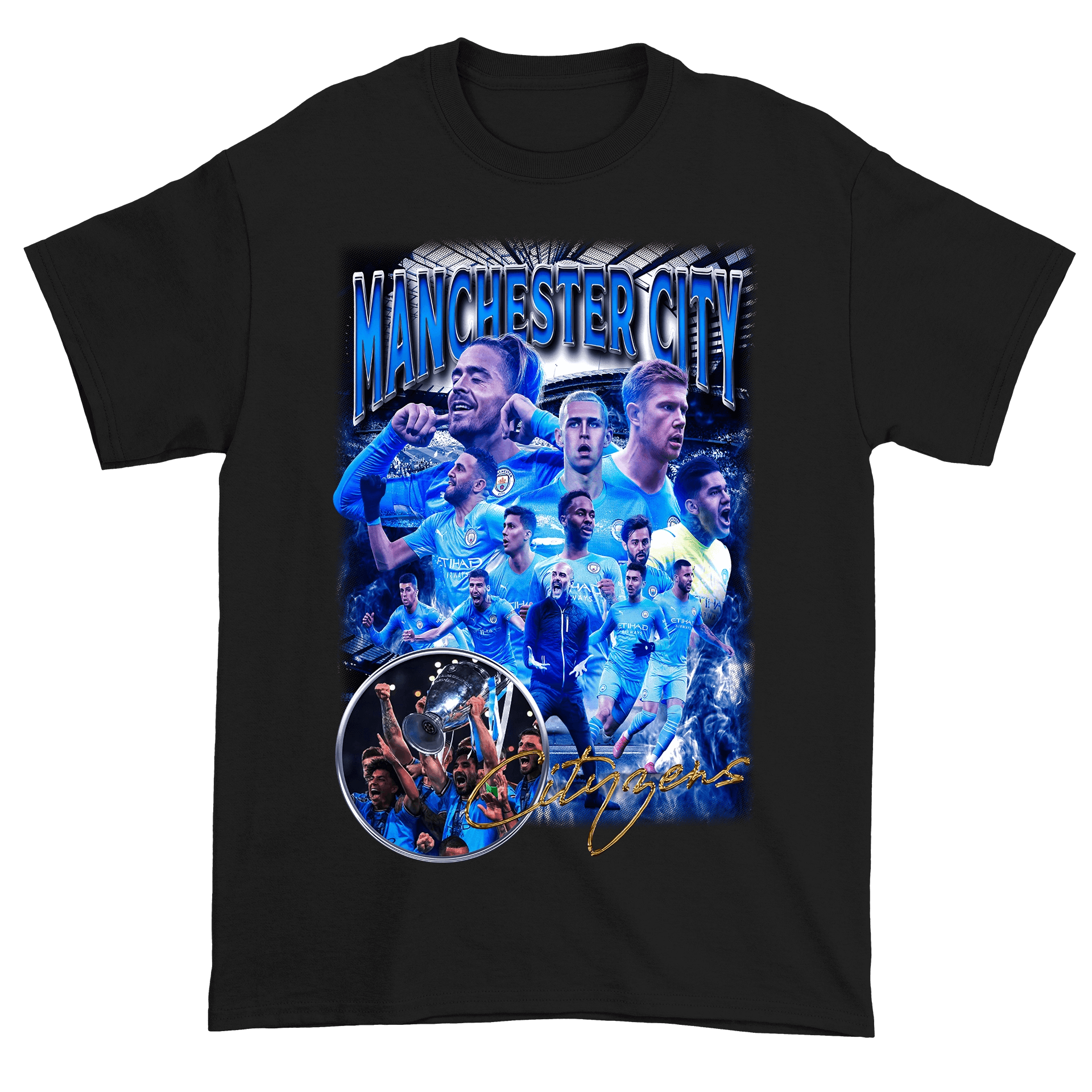Camiseta Slim - Manchester City