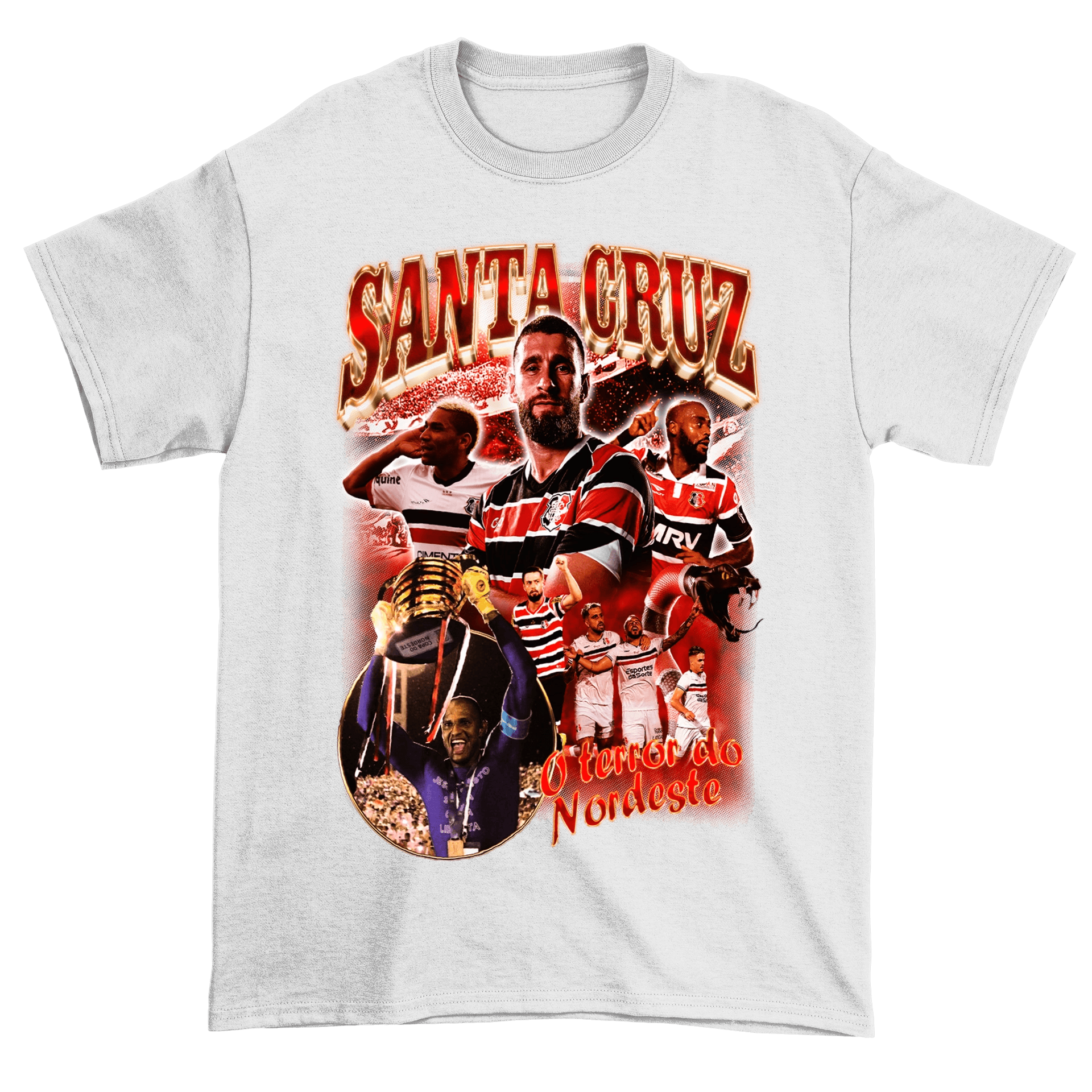 Camiseta Slim - Santa Cruz