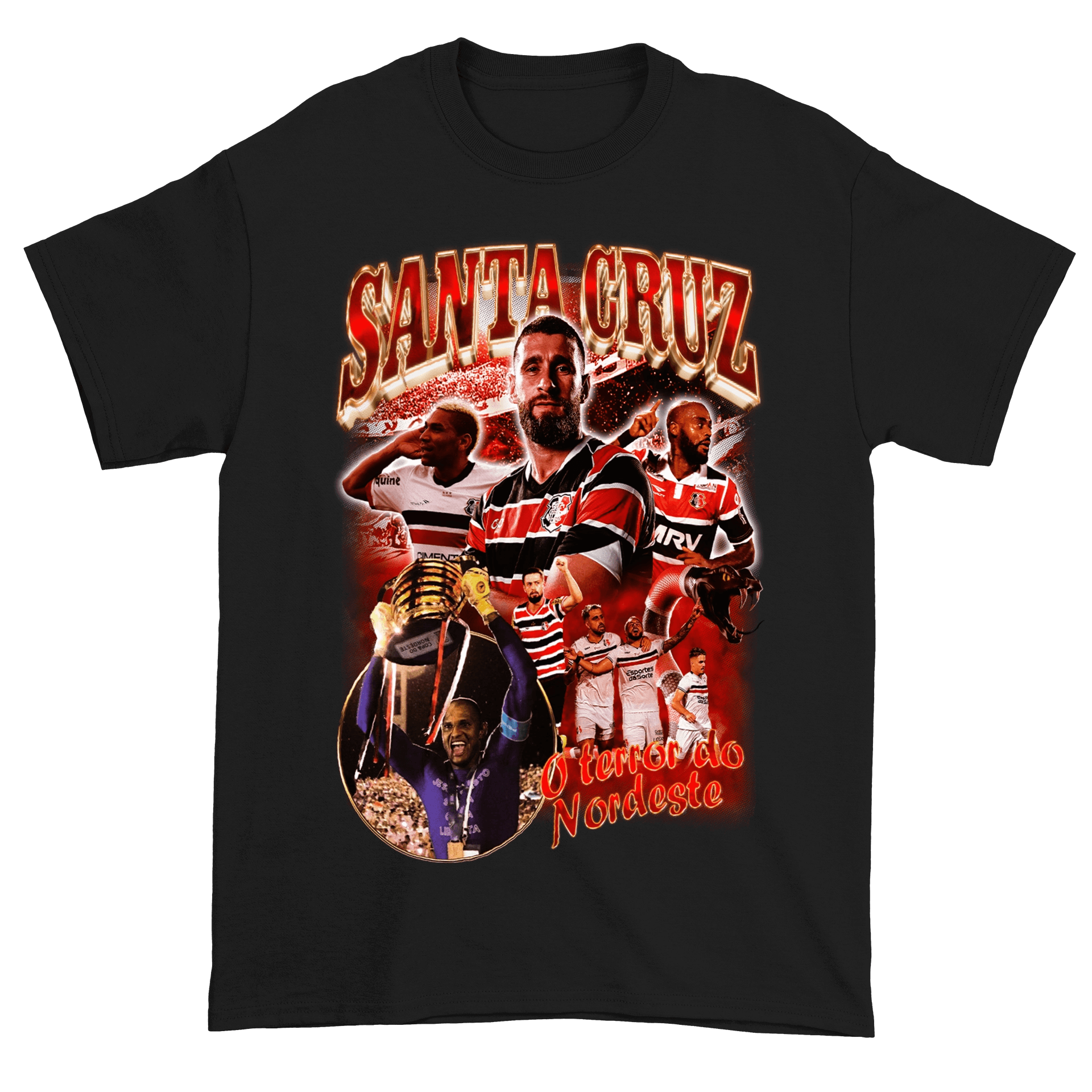 Camiseta Slim - Santa Cruz