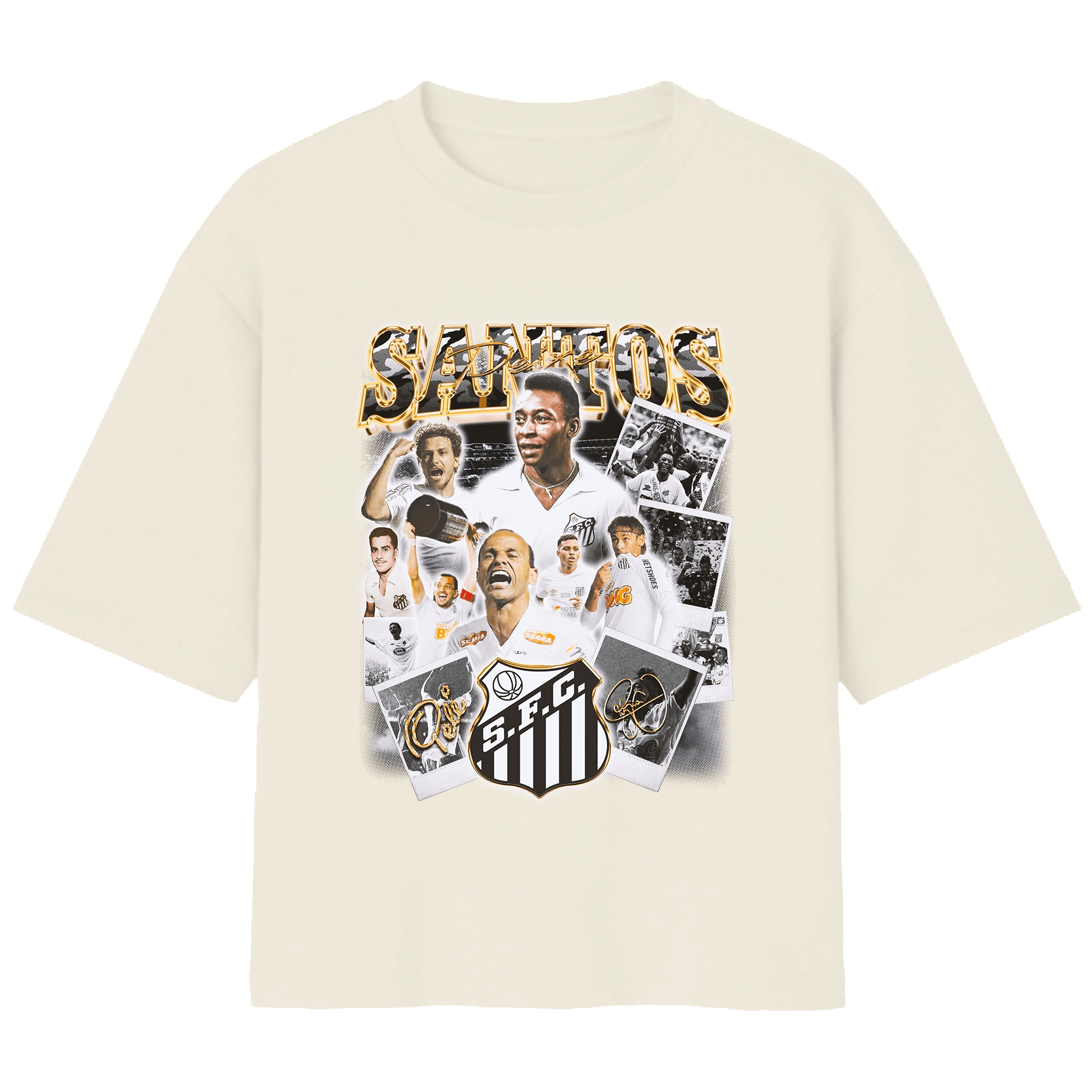 Camiseta Over - Santos