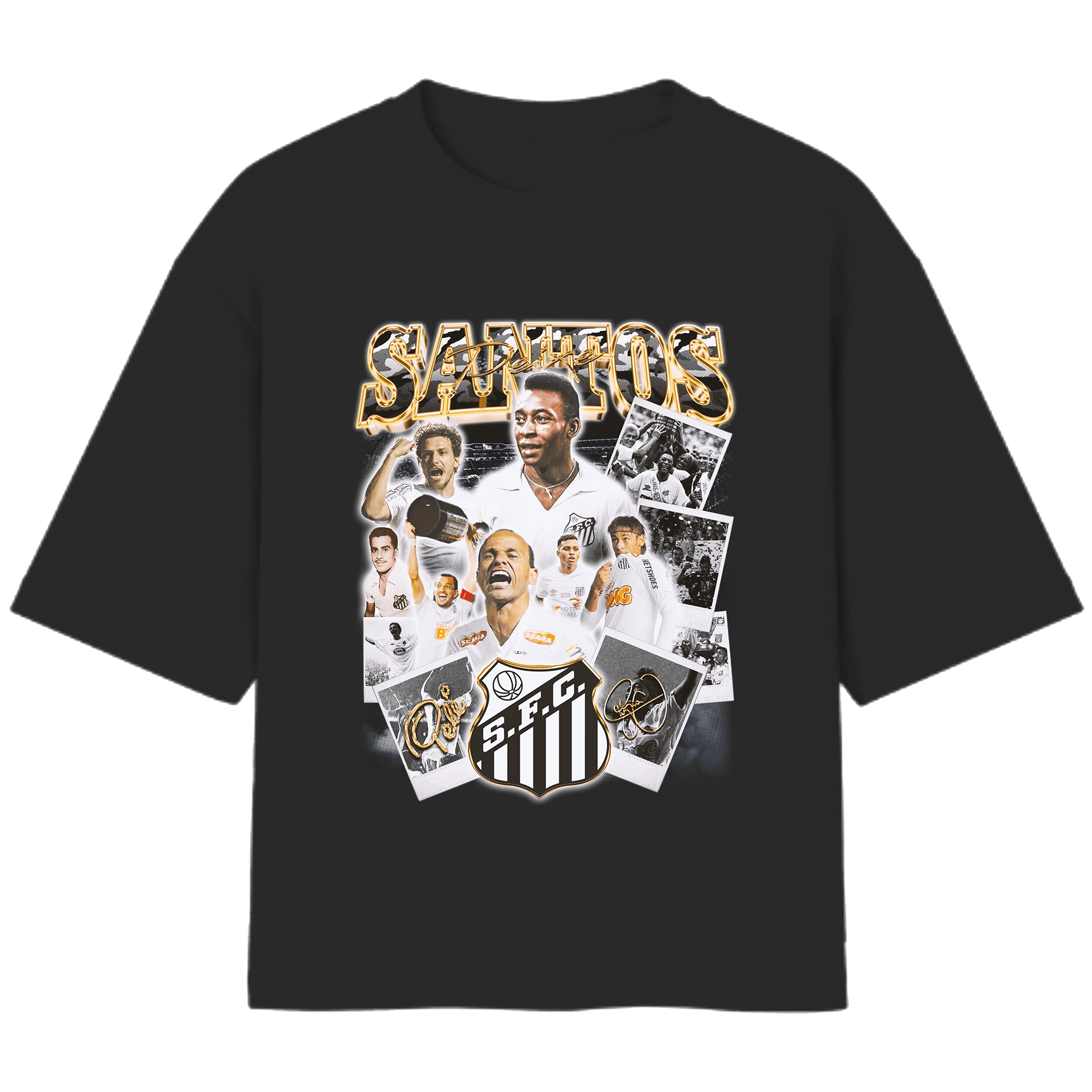 Camiseta Over - Santos